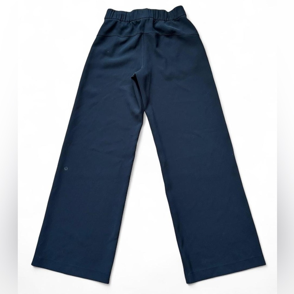 Lululemon black high-waisted wide-leg pants Size 4 - Picture 7 of 8